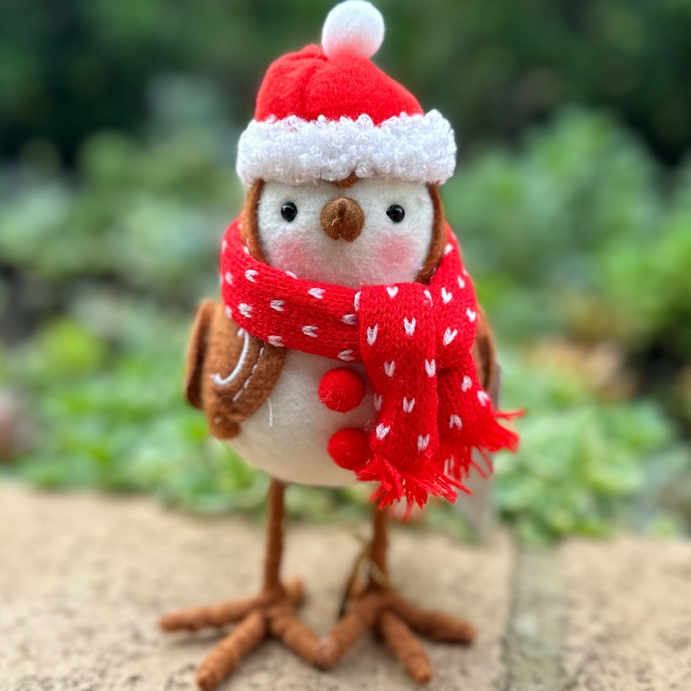 Target Wondershop 2023 6.5" Featherly Friends bird Snap Christmas Holiday Fabric